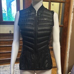 Nike polyester and grey goose down vest